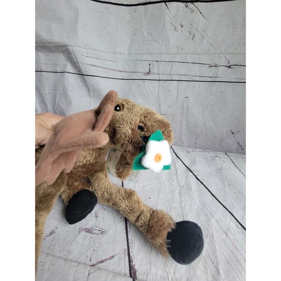 Barefoots Moose's Collectible Phyllis Driscoll Stuffed Animal Jenny Flower 11in - Picture 6 of 10